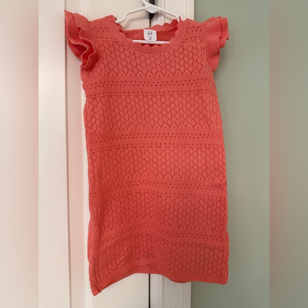 GAP Coral Lace Knit Casual Dress for Kids
